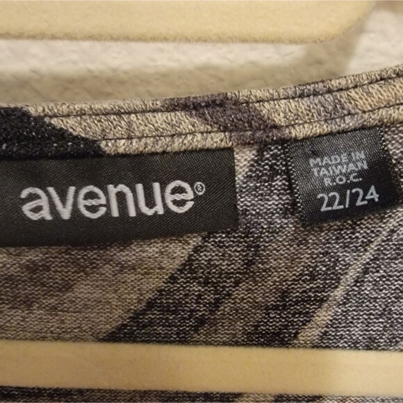 Avenue Women's plus size stretch knit dress 22/24 - Picture 3 of 5